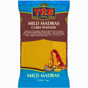 Indisk mild Madras curry TRS 100g