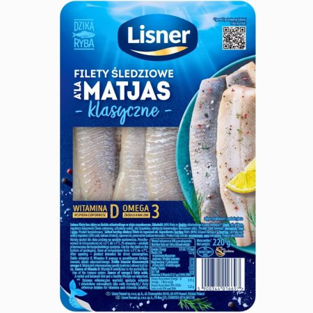 Lisner Sildefilet i olje Matjas Klassisk 220g – polsk sjømat