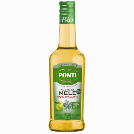 PONTI Økologisk Eplesidereddik – 500 ml flaske