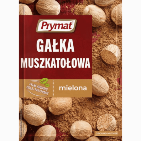 PRYMAT muskatnøttpulver 10 g – aromatisk malt muskat til baking og matlaging