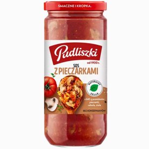 Pudliszki pastasaus med sopp 480g