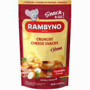 Rambyno røkt ostesnack med skinke 75g