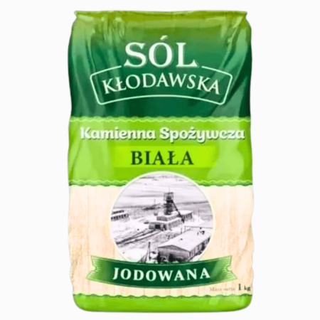 Polsk hvit jodisert salt 1kg