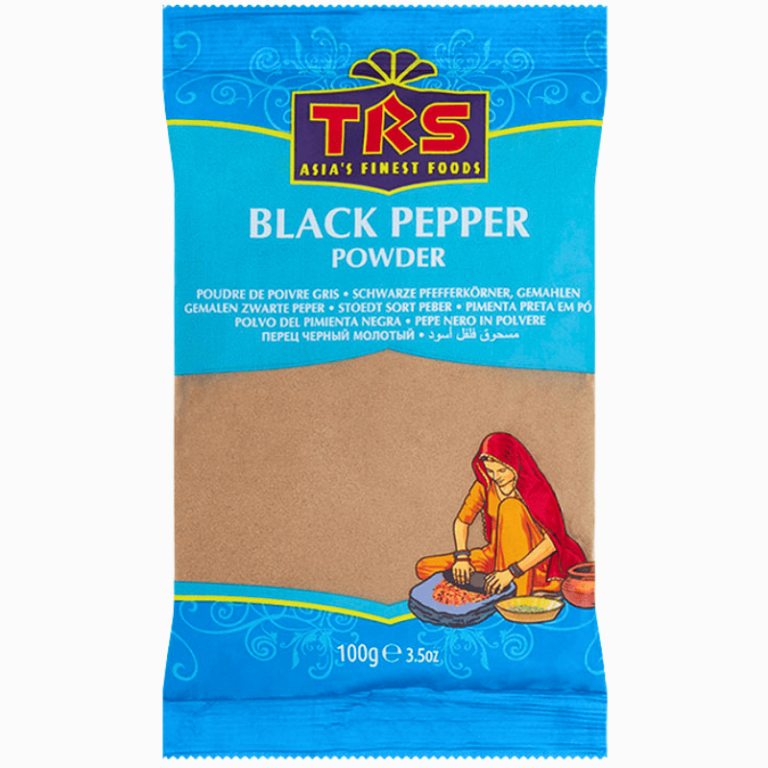 TRS svart pepper pulver 100 g – finmalt aromatisk krydder