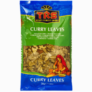 TRS tørkede karri blader 30 g – aromatisk urt til indisk og sørasiatisk mat