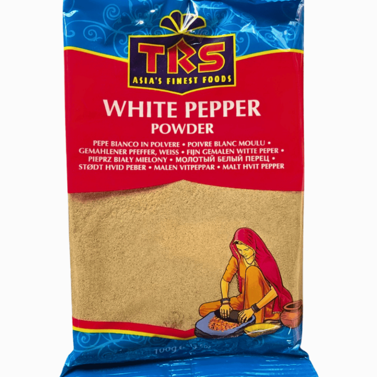 TRS hvit pepper pulver 100 g – mild og aromatisk krydder