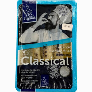 Zigmas Atlantisk lettsaltet sildefilet i olje 400g – polsk sjømatdelikatesse