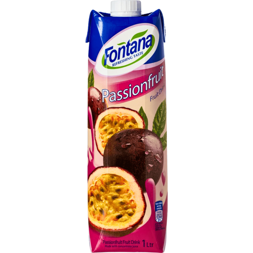 Fontana pasjonsfrukt juice 1L