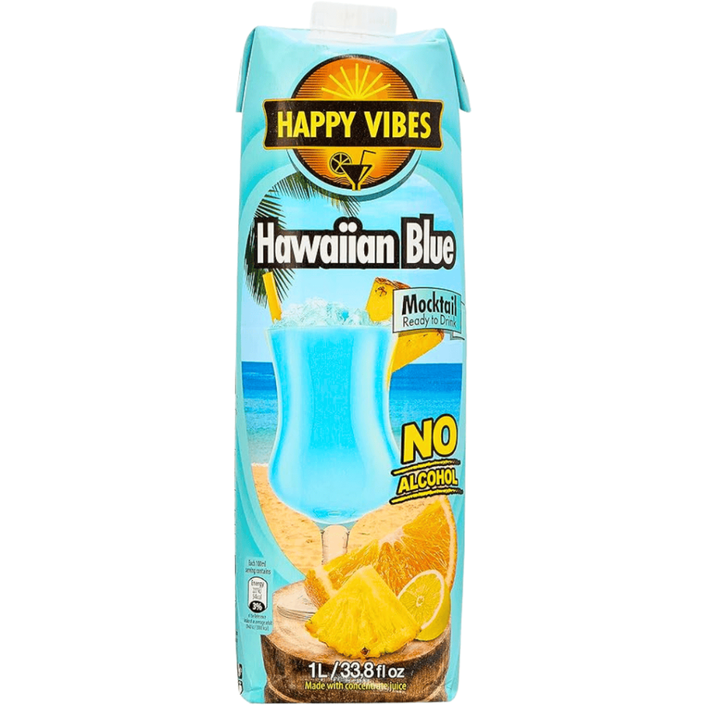 Happy Vibes Hawaiian Blue Mocktail 1L