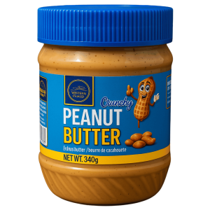 Heera grovt peanøttsmør 340g