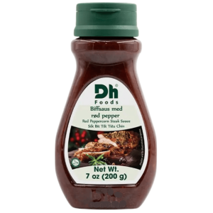 DH BBQ saus med rød pepperkorn 200g
