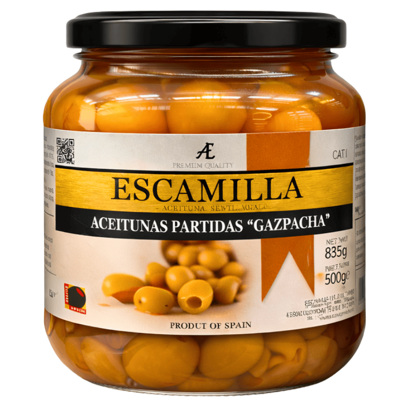 Escamilla knuste grønne oliven gazpacha 835g