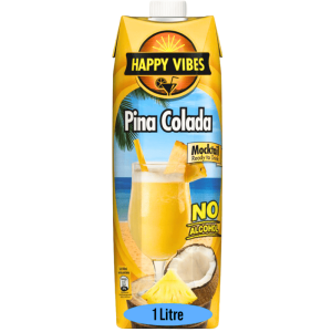 Happy Vibes pina colada mocktail 1L