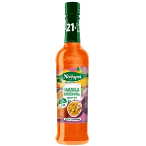 Herbapol sirup pasjonsfrukt og fersken 420ml