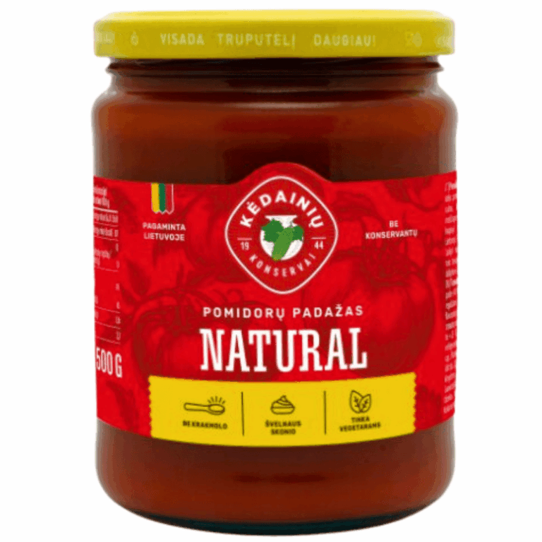 Kedainiu tomatsaus natural 500g