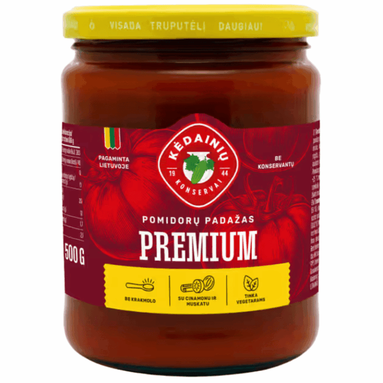 Kedainiu tomatsaus premium 500g
