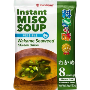 Marukome instant misosuppe med wakame 152g