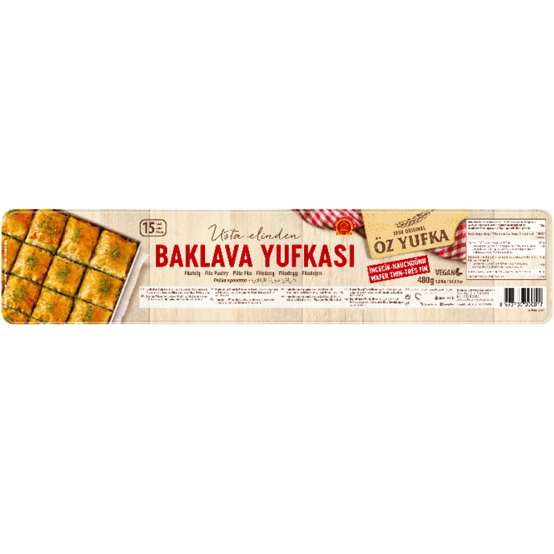 Öz baklava yufkası filodeig 480g