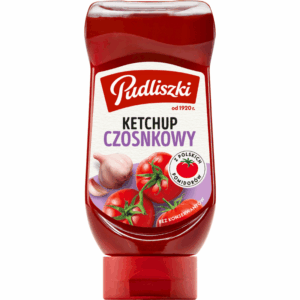 Pudliszki hvitløksketchup 480g