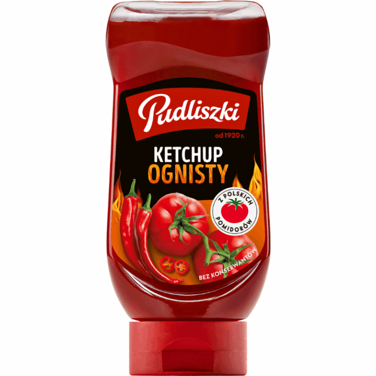Pudliszki ketchup extra hot pikantny 480g