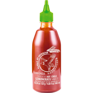 Uni-Eagle sriracha hot chilli saus med sitrongress 520g