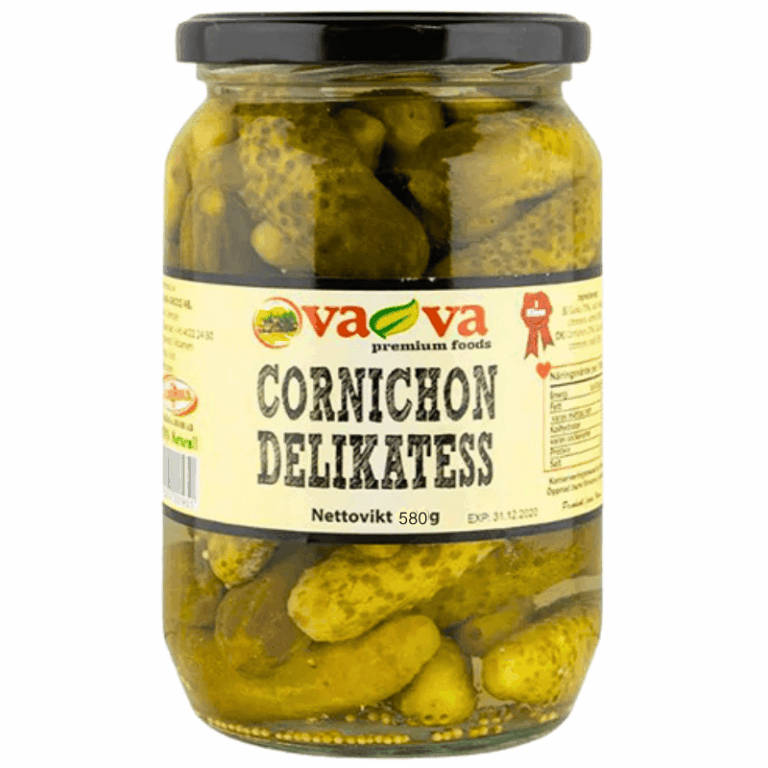 Vava agurk cornichon 580g