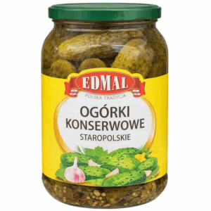 Edmal old polish sweet gherkins 900ml