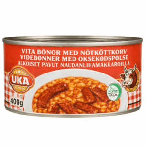 Hvite bønner med storfekjøtt halal 400g