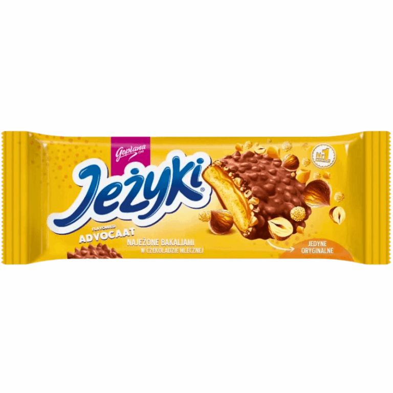 Jezyki kjeks med advocaat-smak i melkesjokolade 140g