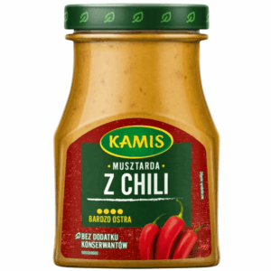 Kamis sterk chili sennep 185g