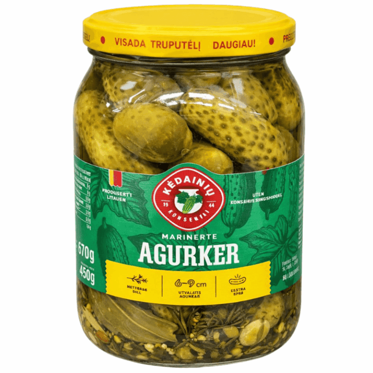 Kedainiu agurker marinert 880g
