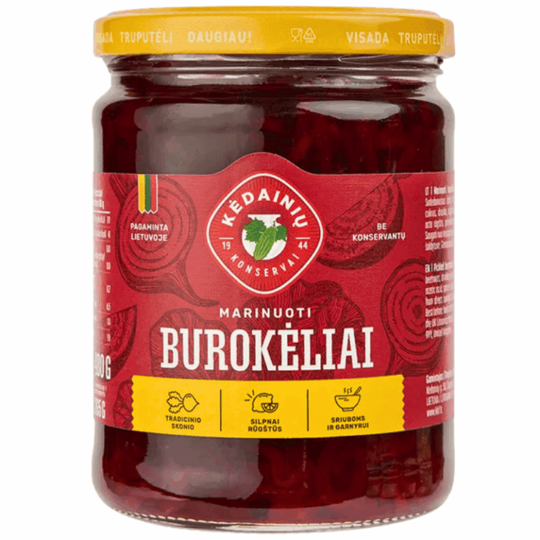 Kedainiu rødbeter med krydder Burokeliai 480g