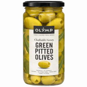 Olymp grønne oliven uten stein 500g