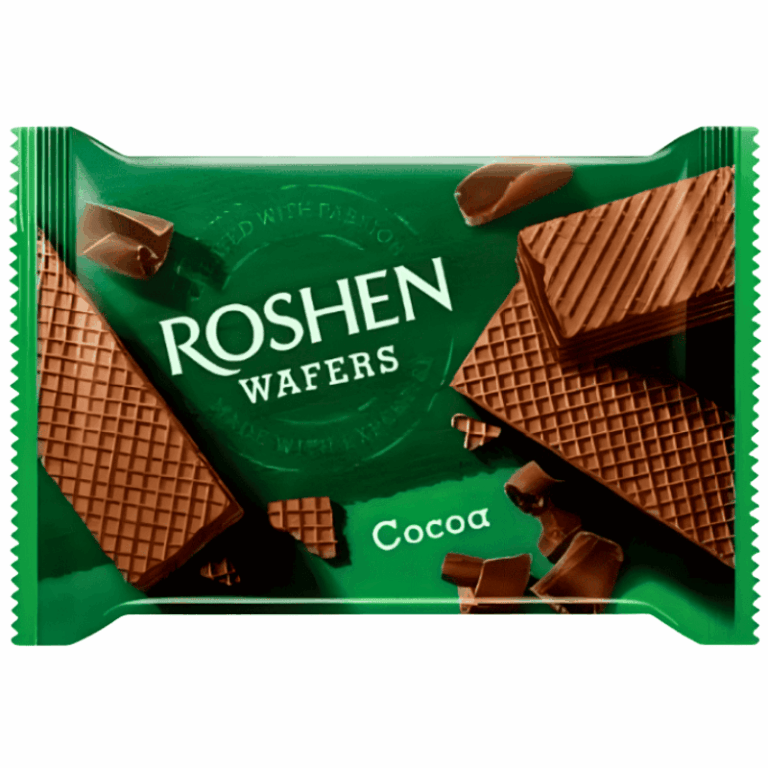 Roshen vafler med kakaofyll 72g