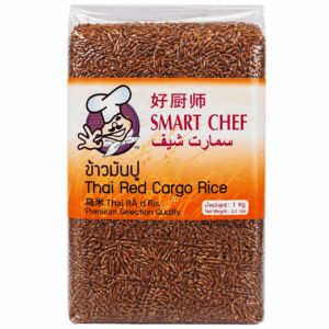 Smart Chef Thai Red Cargo Riceberry 1kg fullkorns rød jasminris fra Thailand