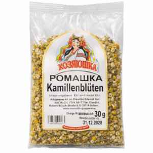 Tørket kamille 30g – tørkede kamilleblomster til te og urtedrikker