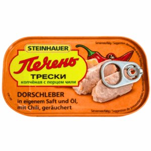 Røkt torskelever med chilipepper 120g