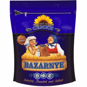 Bazarnije solsikkefrø med salt blå 300g