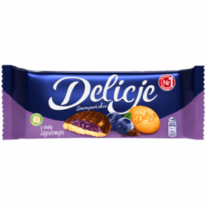 Delicje sjokoladekaker med blåbærgele 147g