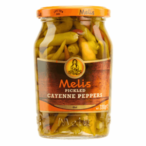 Melis syltede hot cayenne pepper 370ml