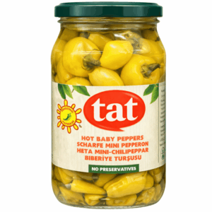 TAT hot yellow pickled peppers 330g