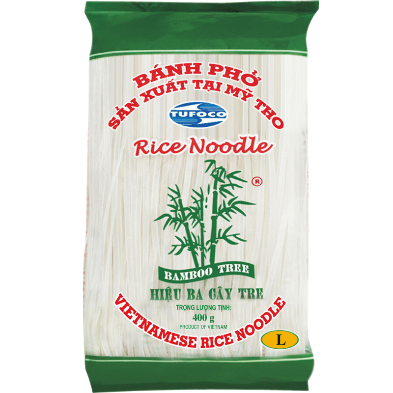 Bamboo Tree rice noodle L 5mm brede risnudler