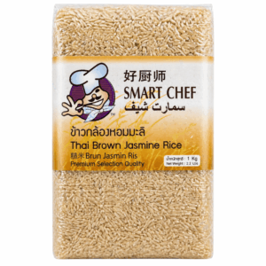 Smart Chef Thai Brown Jasmine Rice 1kg fullkorns jasminris fra Thailand
