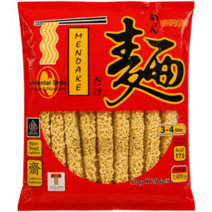 Mendake oriental style noodles 1kg asiatiske hvetenudler