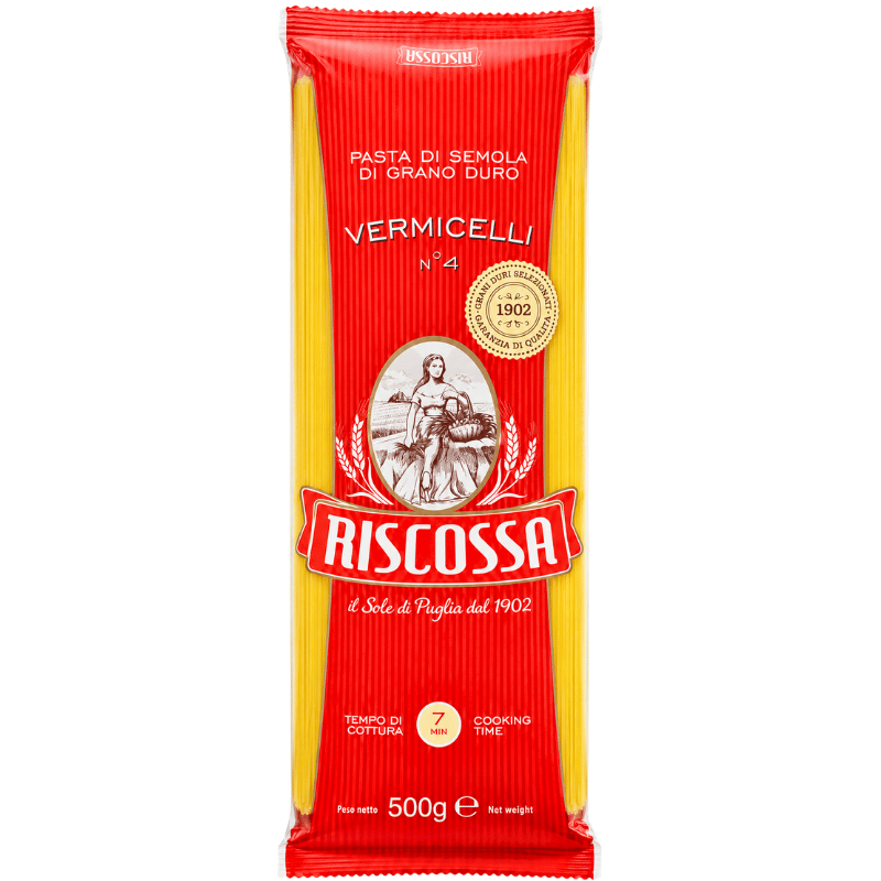 Riscossa Vermicelli 94 500g italiensk vermicelli pasta