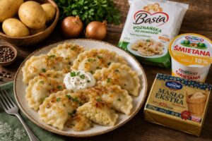 Pierogi Ruskie – Tradisjonelle Polske Dumplings med Potet og Tvaróg En smak av Polen