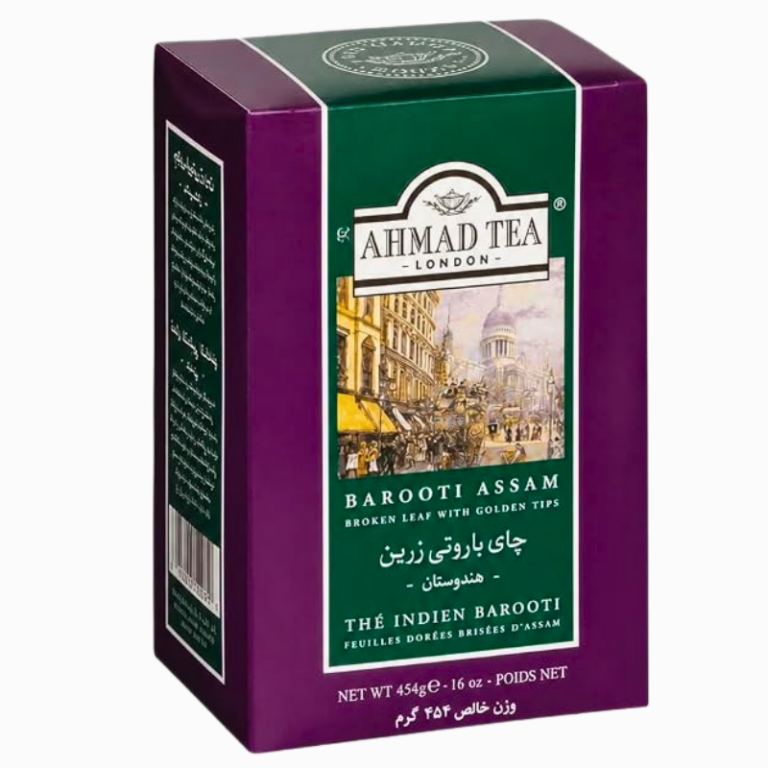 Ahmad Tea Barooti Assam svart løsvektste med gyldne tebladspisser, 454 g
